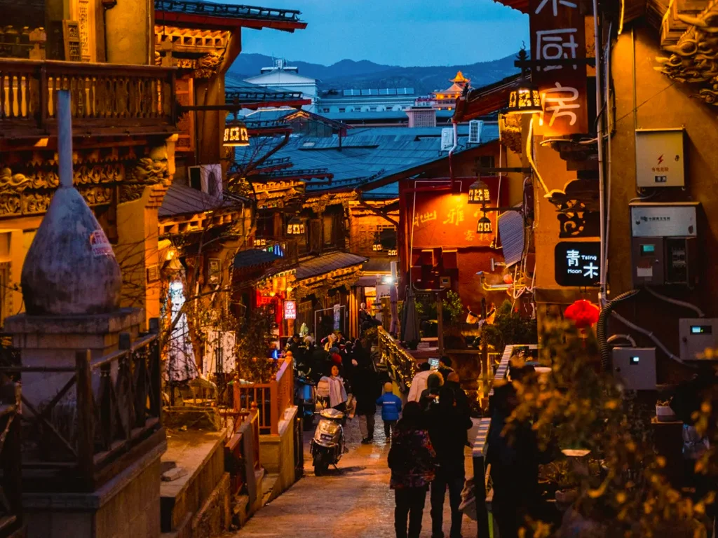 Dukezong Ancient Town Street Dukezong Ancient Town Street
