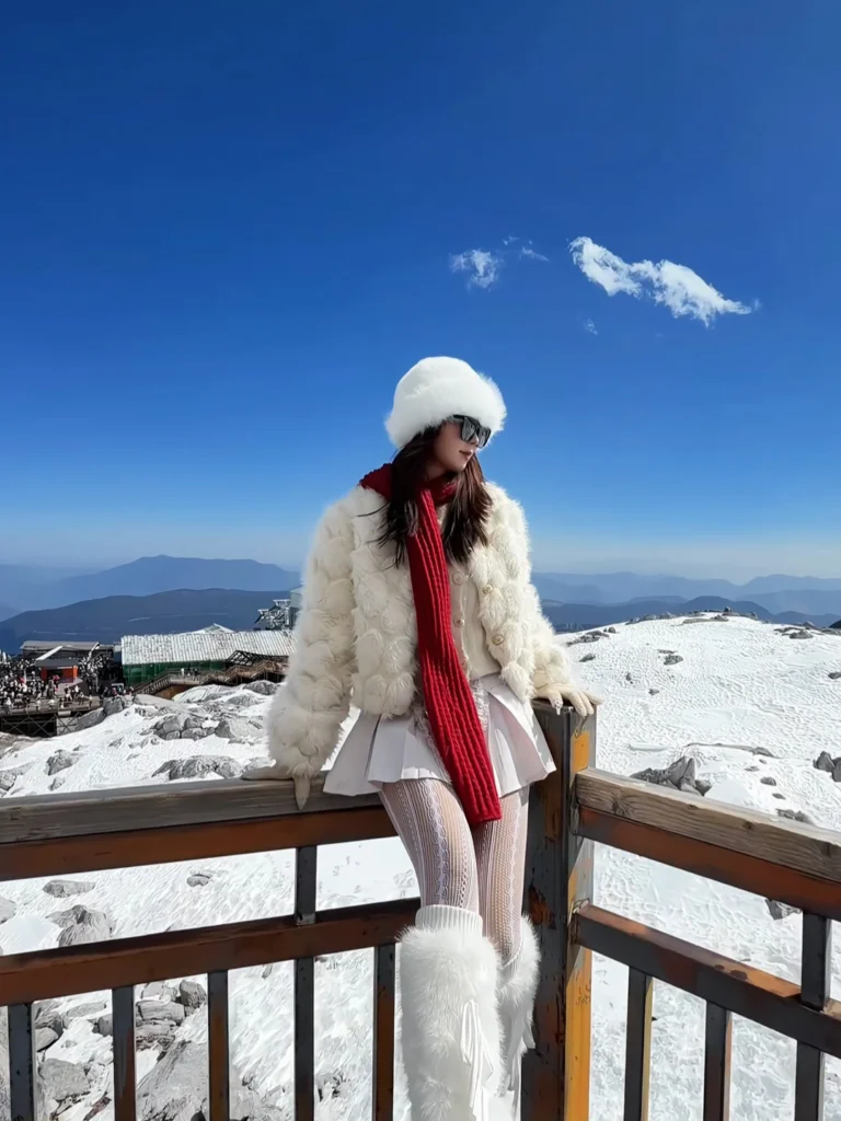 Lijiang Winter Scenery 2 麗江玉龍雪山冬季穿搭與旅遊體驗。